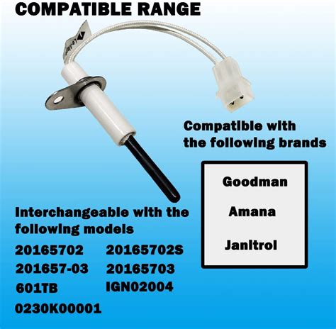 Oem Upgraded For Goodman Furnace Hot Surface Ignitor Pack Of Ebay