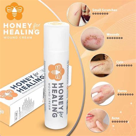 Honey for Healing: Manuka Honey skin wound cream, natural & effective