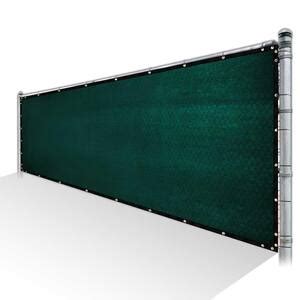 Reviews For Royal Shade In X Ft Green Mesh Fabric Privacy Fence