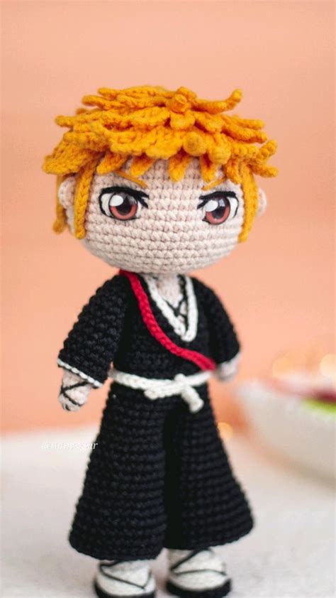 KUROSAKI ICHIGO BLEACH ANIME AMIGURUMI CROCHET Pattern Notivagar