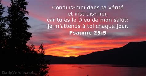 Psaume 25 5 Verset De La Bible DailyVerses Net