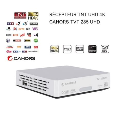 R Cepteur D Codeur Tnt Uhd K Tuner Cahors Tvt Uhd Pvr Ready