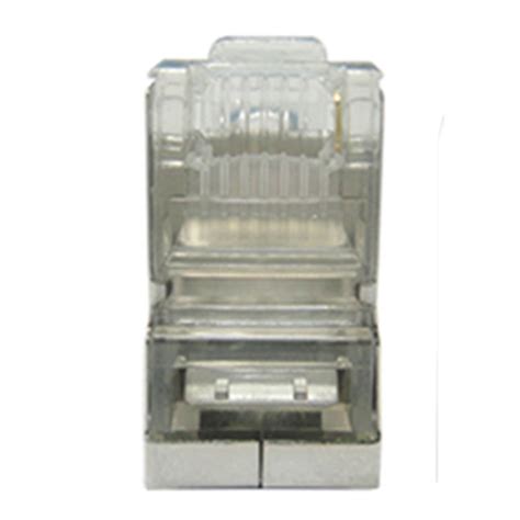 Conector Modular Plug 8x8 Blindado RJ45 1000 Unidades SECCON CY 7014