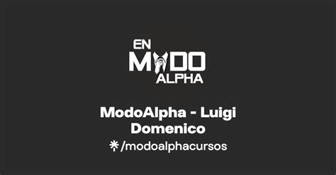 Modoalpha Luigi Domenico Linktree