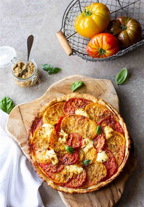 Tarte thon tomates à la moutarde Lady Coquillette Recettes de