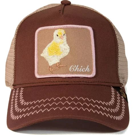 Casquette Trucker Marron Poussin Chicky Boom Goorin Bros Caphunters At