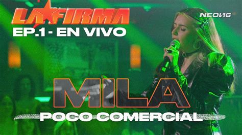 Poco Comercial La Firma Mila Live Performance As Seen On Netflixs