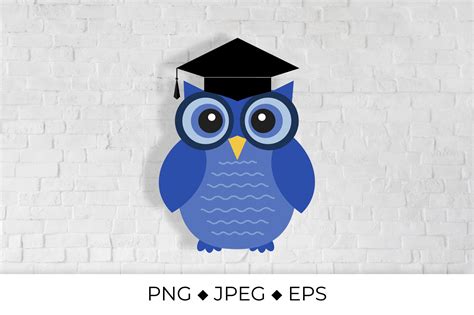 Owl Graduation Clipart