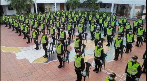 Auxiliares de Policía juran bandera en Santa Marta Santa Marta Al Día