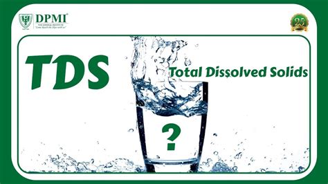 Total Dissolved Solids Tds What Is Tds In Water What Is Organic