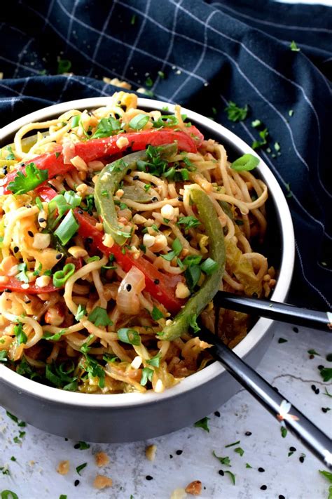 Easy Spicy Vegetable Noodles Lord Byrons Kitchen