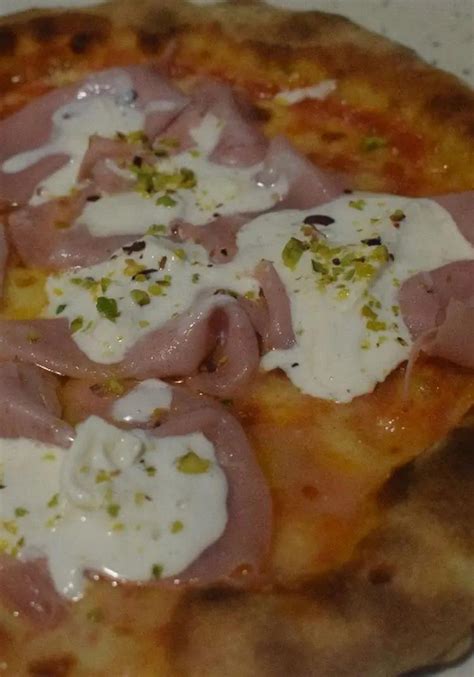 Pizza Con Mortazza Stracciatella E Pistacchio Al Ta Cucina Mamy Chef75