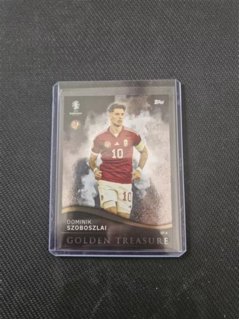 TOPPS MATCH ATTAX UEFA EURO 2024 Dominik Szoboszlai Golden Treasure GT4