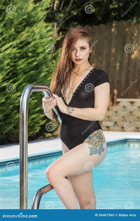 Brunette Bikini Model Stock Image Image Of Recreation