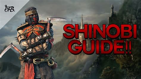 For Honor Becoming A Shinobi God Beginneradvanced Guide Youtube