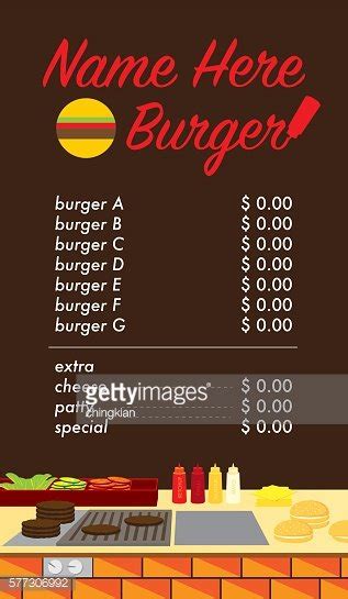 Fast Food Menu Board Stock Clipart | Royalty-Free | FreeImages