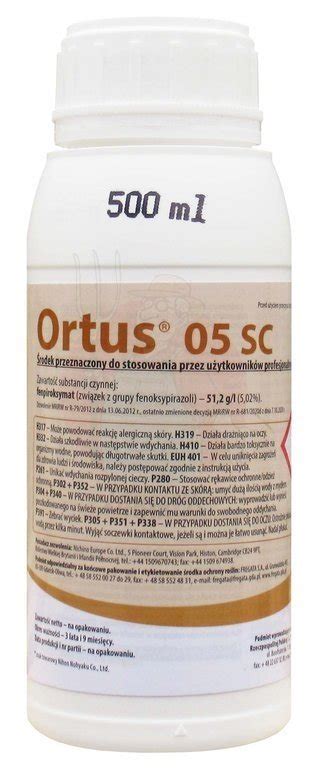 Ortus 05 SC 500ml 500ml Assortment PLANT PROTECTION PROFESSIONAL