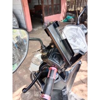 Jual Holder Hp Motor Besi Handphone Spion Stang Gojek Grab Maxim Gps