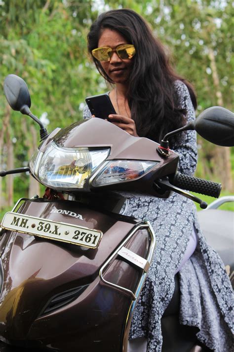 Stylish Girl On Scooty Free Image By Samu On