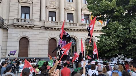 Manifestaci N Sindical En Zaragoza Contra El Recorte De Los Cupos Docentes