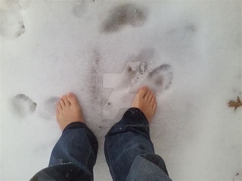 Barefoot in the snow (1 of 4) by HappiestBarefoot on DeviantArt