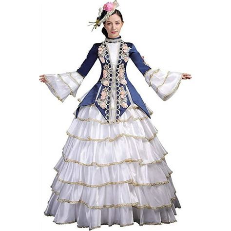 Kemao Rococo Baroque Marie Antoinette Dresses 18th Century Renaissance