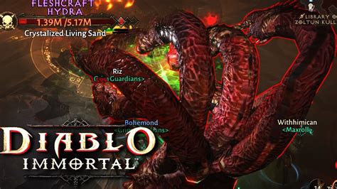 First Fleshcraft Hydra Fight In Diablo Immortal YouTube