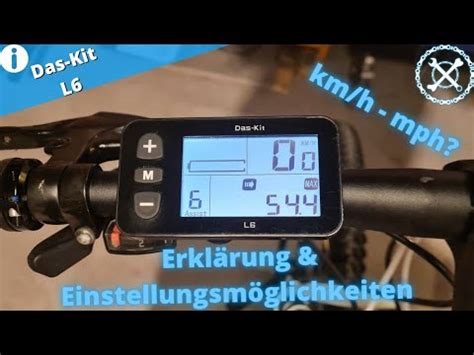 Das Kit L Erkl Rung Einstellungsm Glichkeiten Youtube