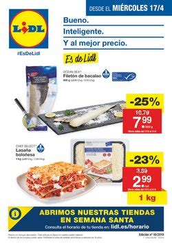 Lidl Catálogos y ofertas Abril 2019