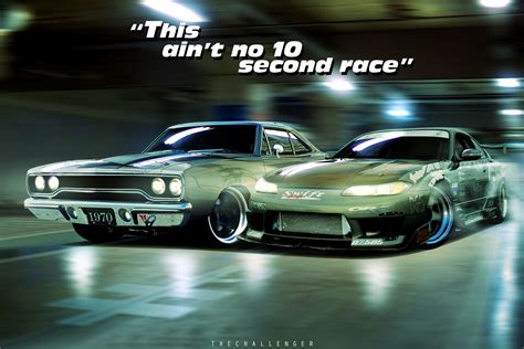 ArtStation - Fast and the Furious: Tokyo Drift - RoadRunner vs. Silvia., Abimelec Arellano ...