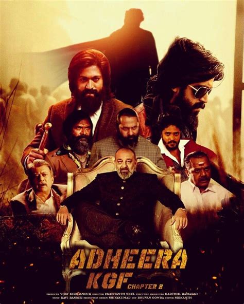 Kgf Chapter 2 Sanjay Dutt Hd Wallpaper Adheera