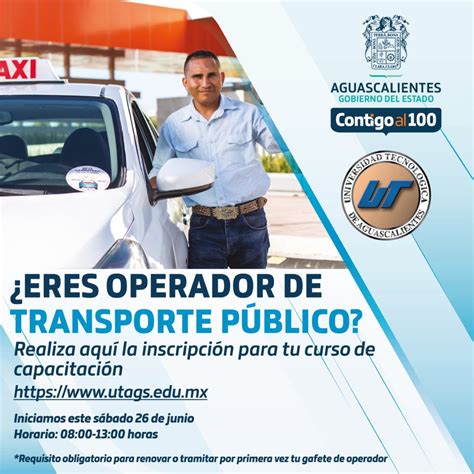 Operadores de Transporte Público recibirán capacitación en la UTA LJA