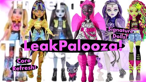 MONSTER HIGH NEWS G3 Catty G3 Spectra Dolls REVEALED Core