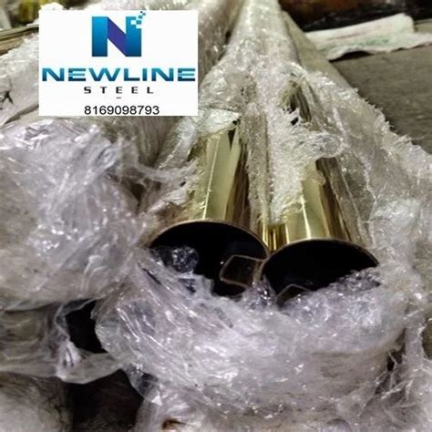 Stainless Steel Slot Pipe Newline Steel Gold Rose Gold Slot Pipe