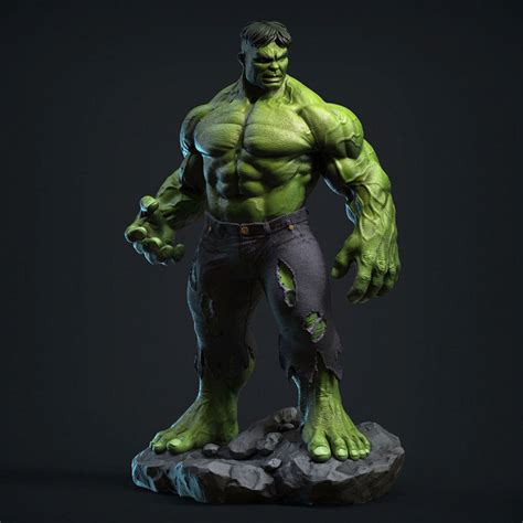 Incredible Hulk 3D Printing Model STL