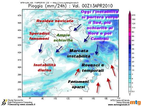 Rovesci E Qualche Temporale Al Centro Instabilit Presto Al Sud E