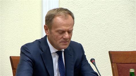 Donald Tusk i Marcin Horała Utarczki słowne w czasie przesłuchania