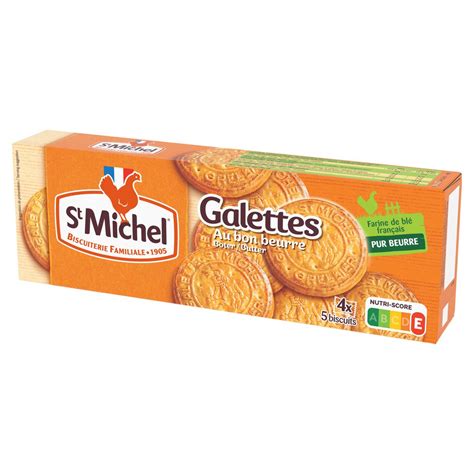 ST MICHEL Galettes au beurre sachets fraîcheur 4x5 biscuits 130g pas