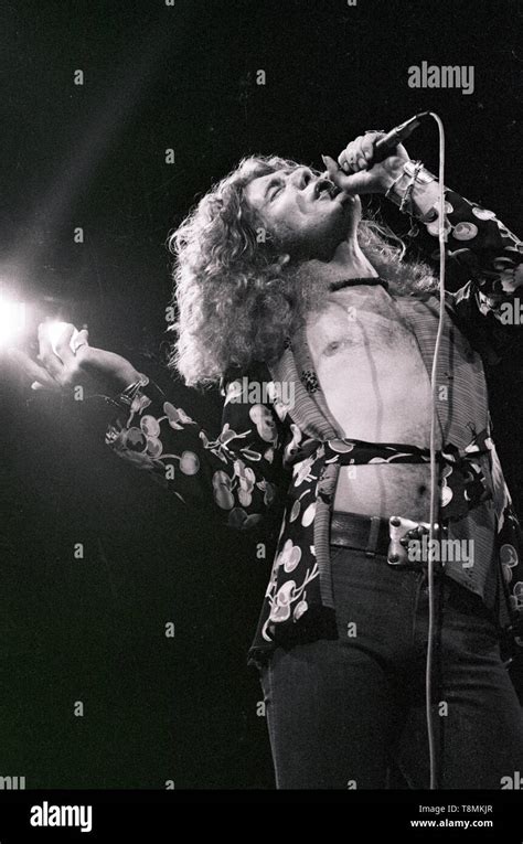 Germany March Robert Plant From Led Zeppelin Performs Live On Stage