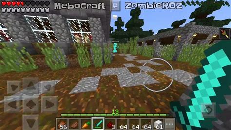 Aanvallen Minecraft ZombieGame MeboCraft YouTube