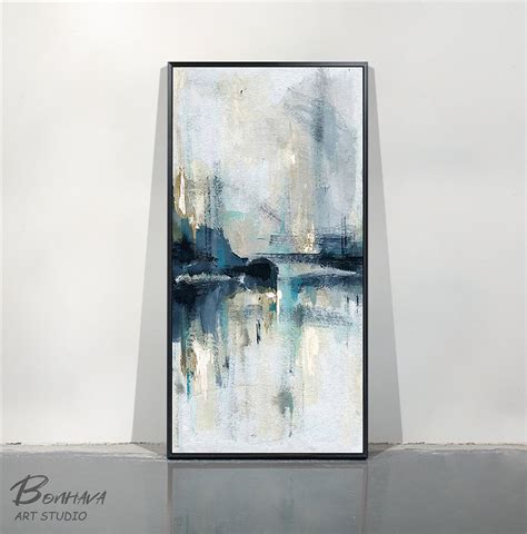 Original Abstract Art Minimalist Abstract Painting Light Etsy Australia