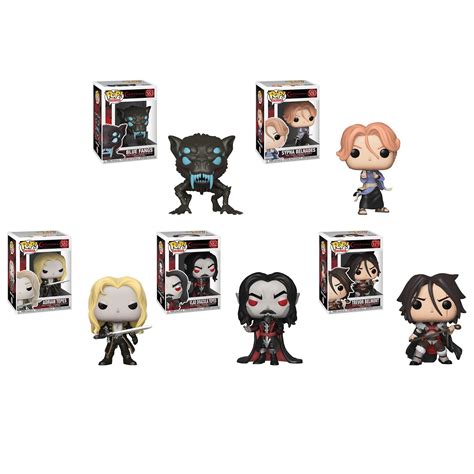 Buy Funko Pop Castlevania Bundle Of 5 Trevor Belmont Vlad Dracula Tepes Adrian Tepes Blue