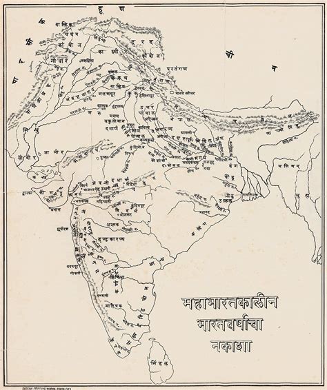 Map of India in the Age of the Mahabharata. India Map, Hinduism ...