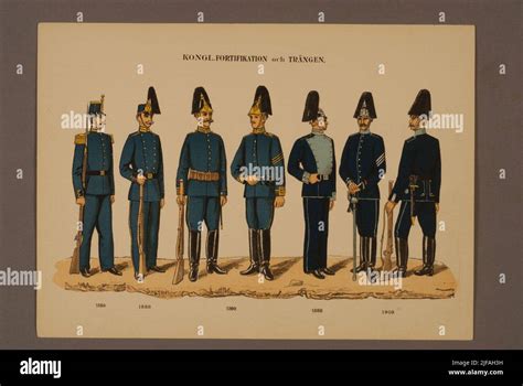 President In Color Pressure With Uniform For Fortification And The