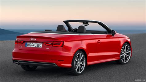 Audi A Cabriolet Tdi S Line Misano Red Rear Caricos