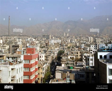 Iranian Capital Tehran Stock Photo Alamy