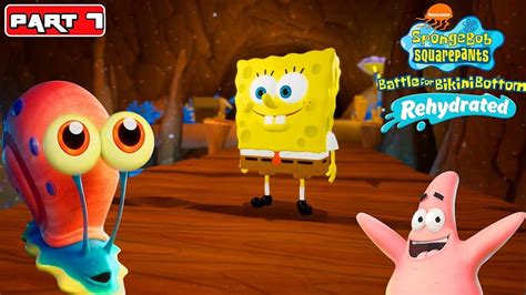 SpongeBob SquarePants Battle For Bikini Bottom Rehydrated Gameplay Walkthrough No Commentary