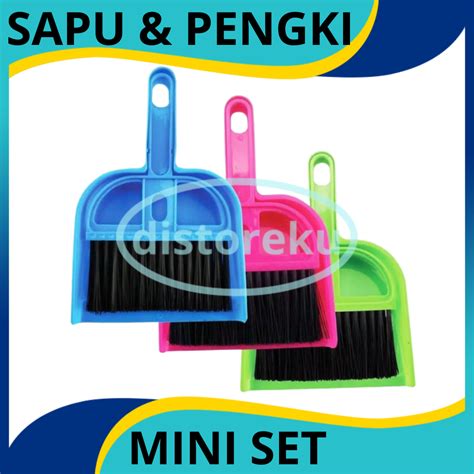 Jual Dm Dustpan Mini Set Sapu Pengki Mini Sapu Pengki Mobil Meja