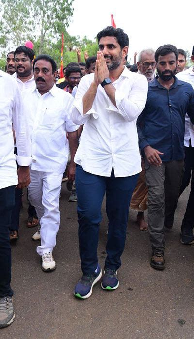 Nara Lokesh Yuvagalam Padayatra Day