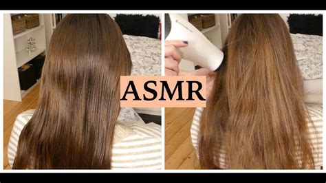 Asmr Brushing Wetting Blow Drying My Sister S Hair Spraying